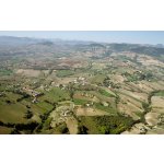 Aerial view of the Middle Potenza Valley.